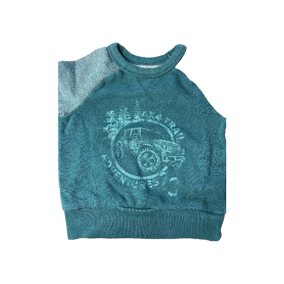 cherokee Boys Forest Green Sweater Size: 2T Forest Green