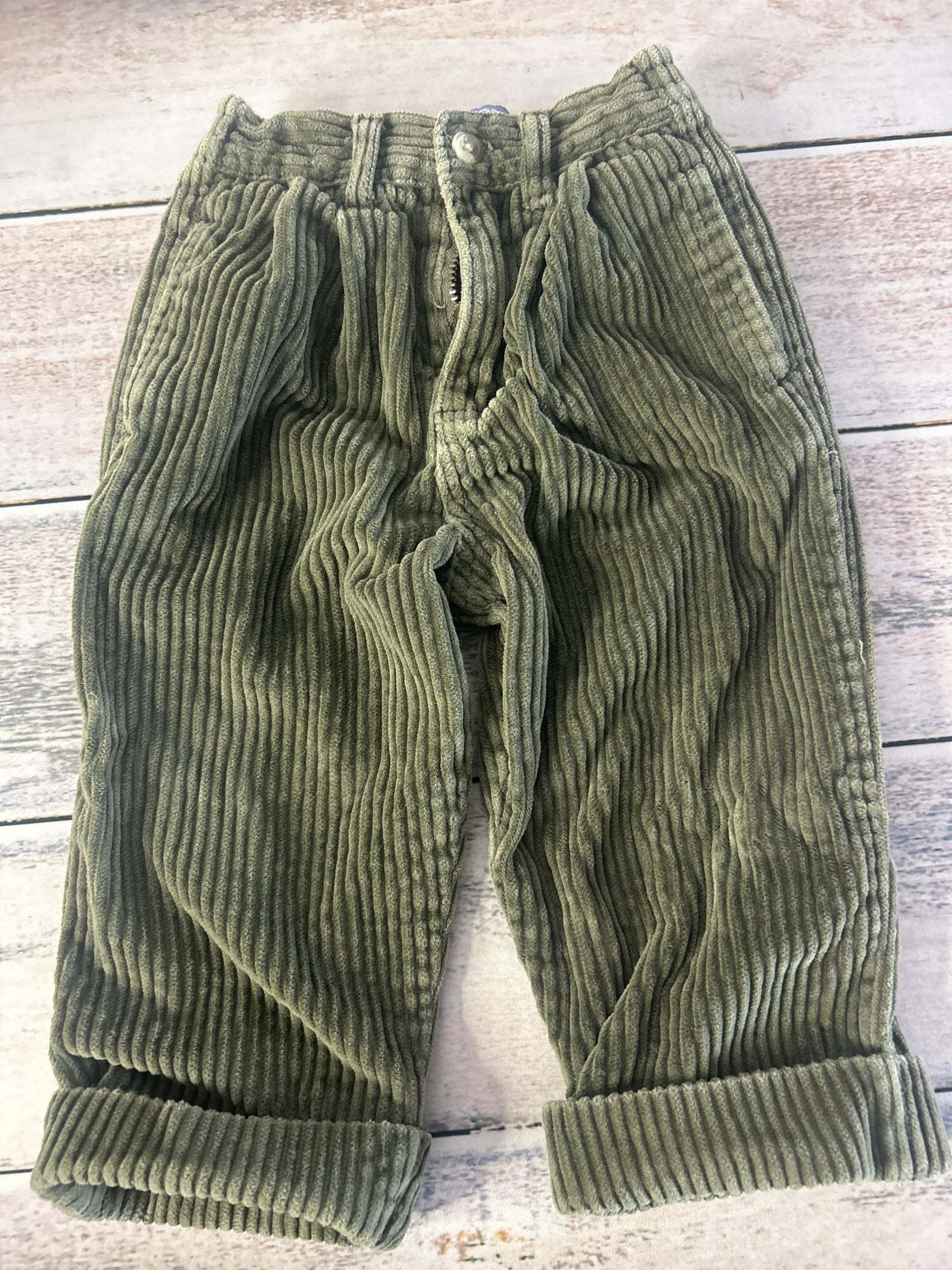 Boys Forest Green Pants Size: 12-18 months Forest Green