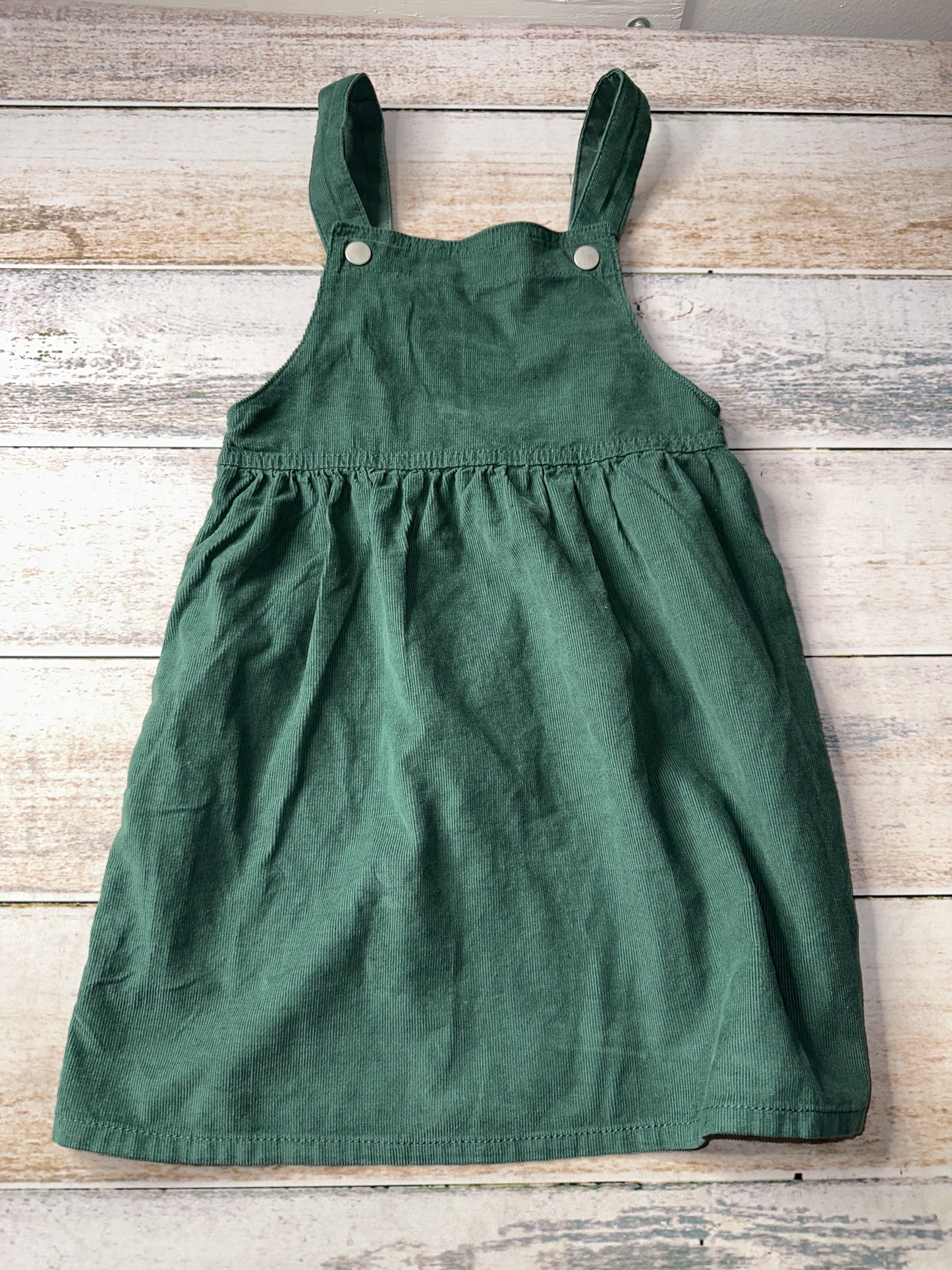 H&M Girls Forest Green Dress Size: 5T Forest Green