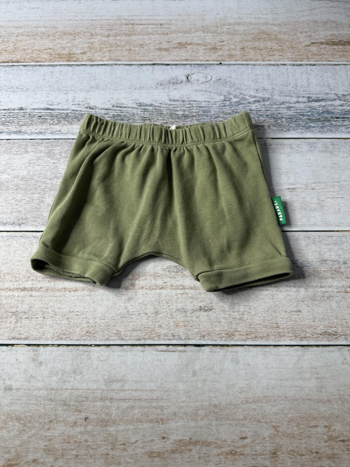 Parade Unisex Forest Green Shorts Size: 6-12 months Forest Green