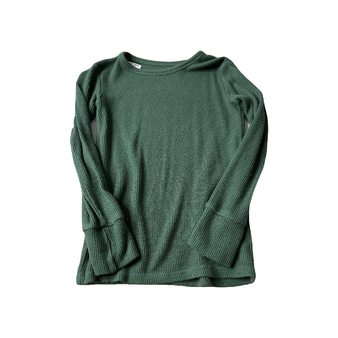 Posh Peanut Girls Forest Green Long Sleeve Shirt Size: 4T Forest Green