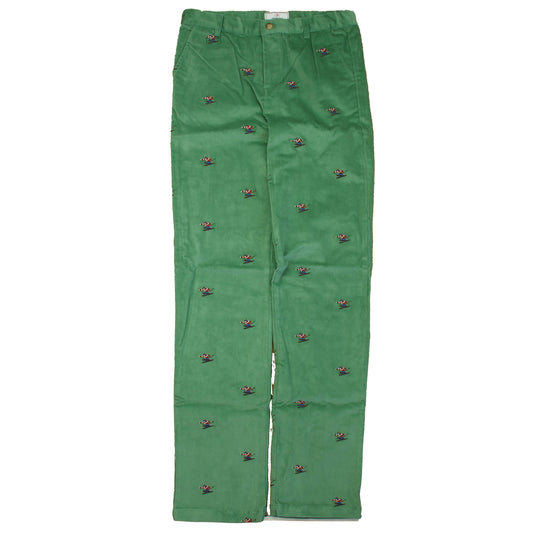 Classic Prep Boys Frosty Spruce with Skier Corduroy Pants Size: 6-14 Years