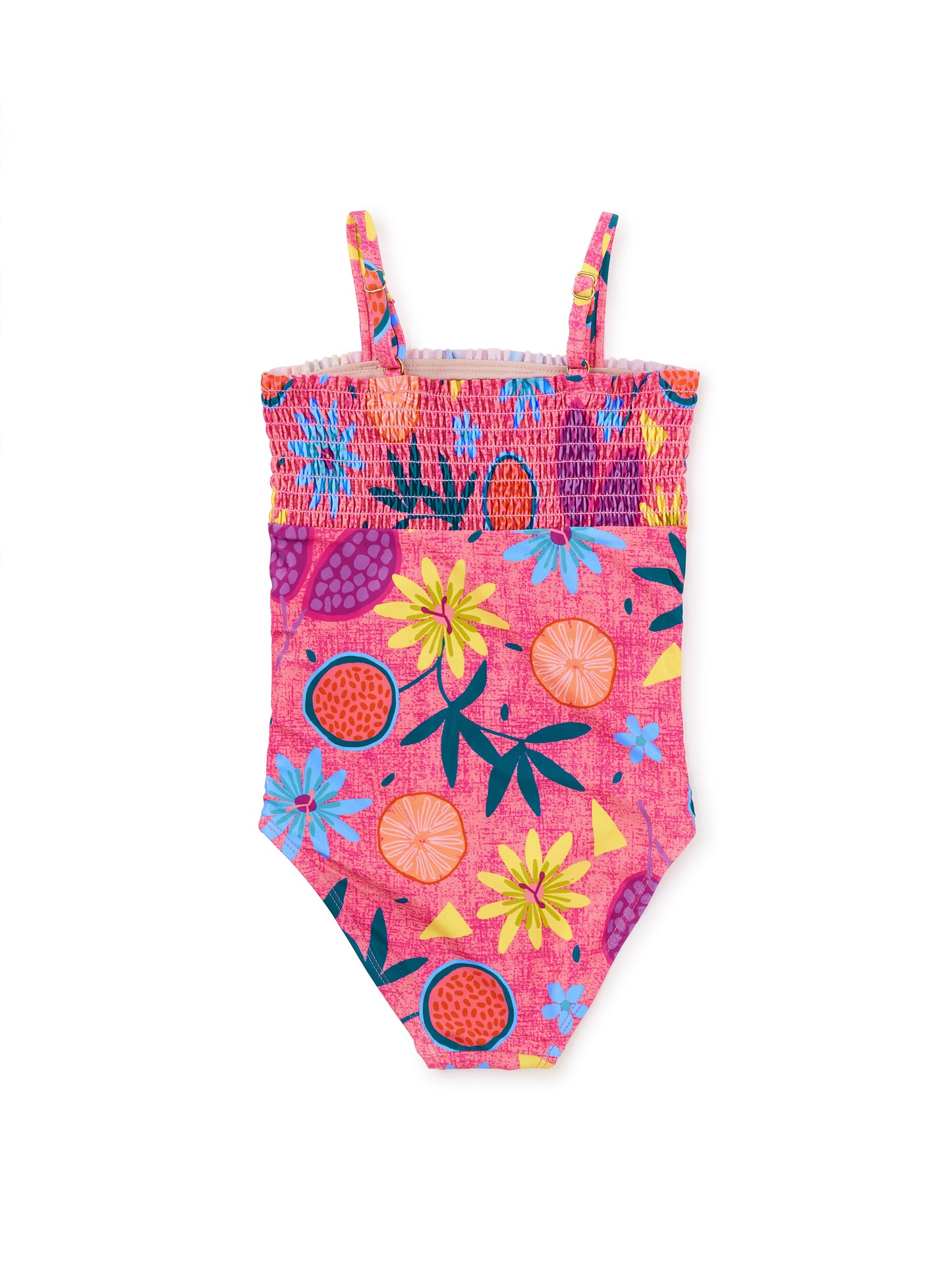 Tea Collection Girls Fruit Floral 1-piece Swimsuit Size: 14 Years Fruit Floral
