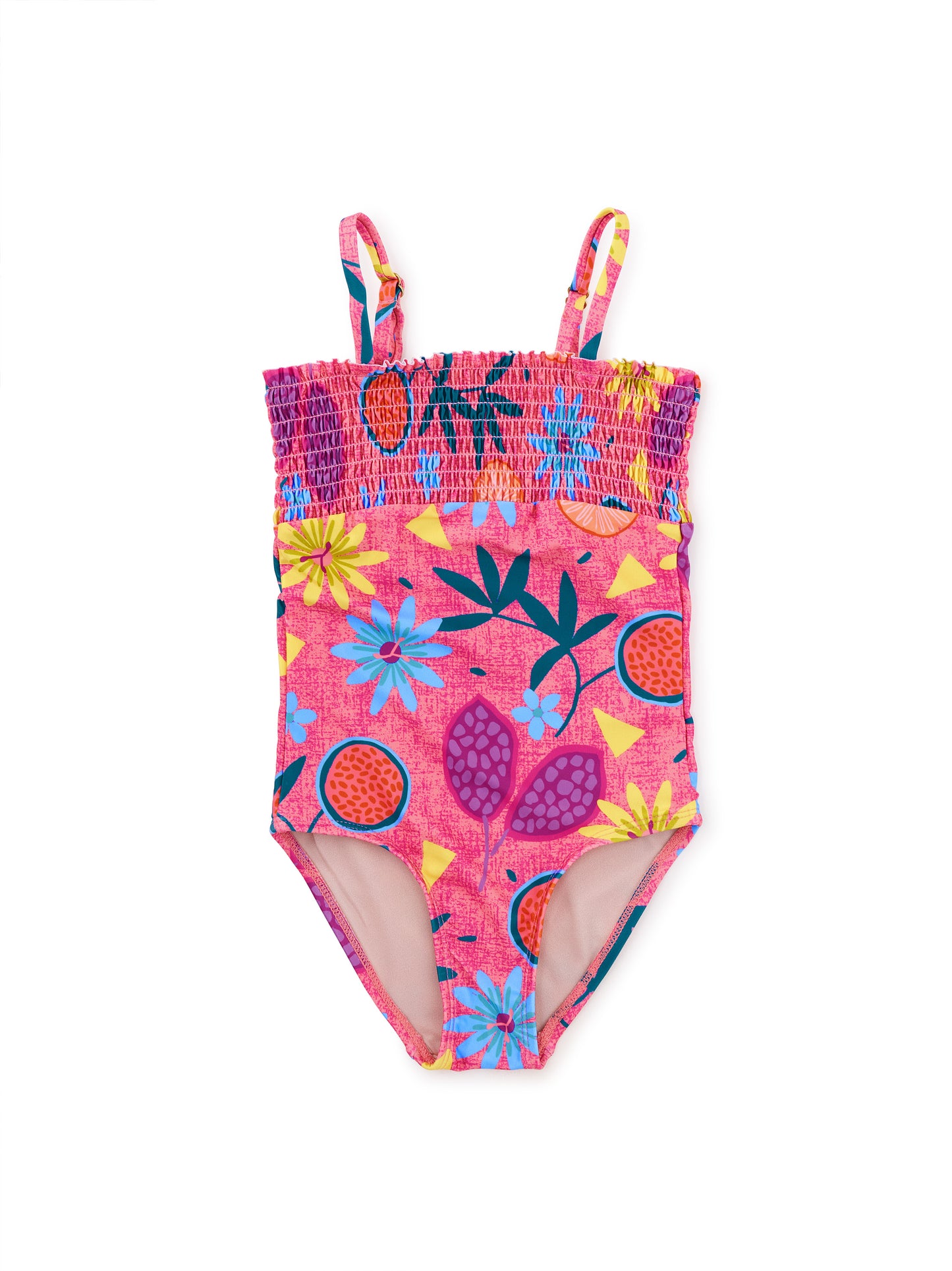 Tea Collection Girls Fruit Floral 1-piece Swimsuit Size: 14 Years Fruit Floral