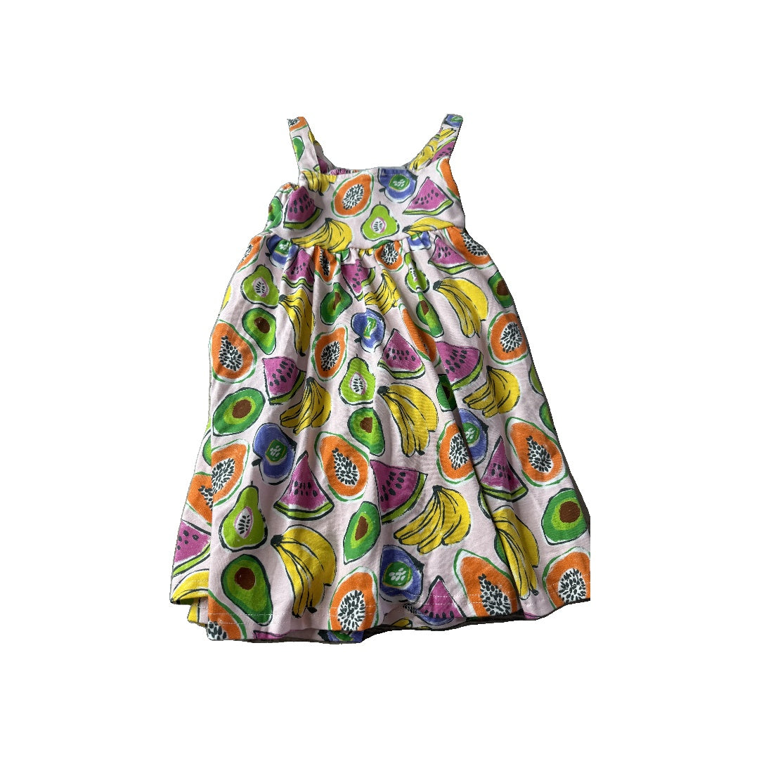 Andy & Evan Girls fruit | pink | Yellow | purple Dress Size: 5T fruit | pink | Yellow | purple