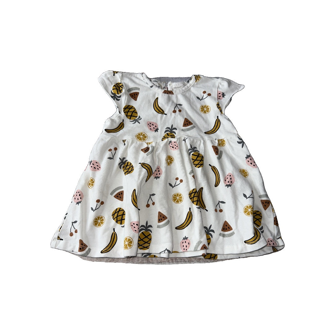 PL Baby Girls Fruit | White Dress Size: 6 months Fruit | White