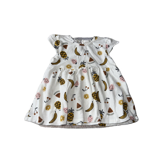 PL Baby Girls Fruit | White Dress Size: 6 months Fruit | White
