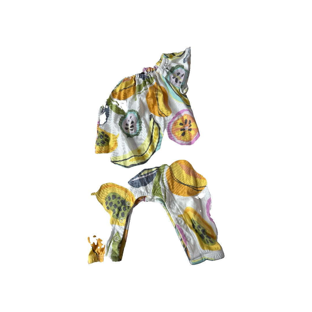 Girls Fruit Romper Size: 0-3 months Fruit