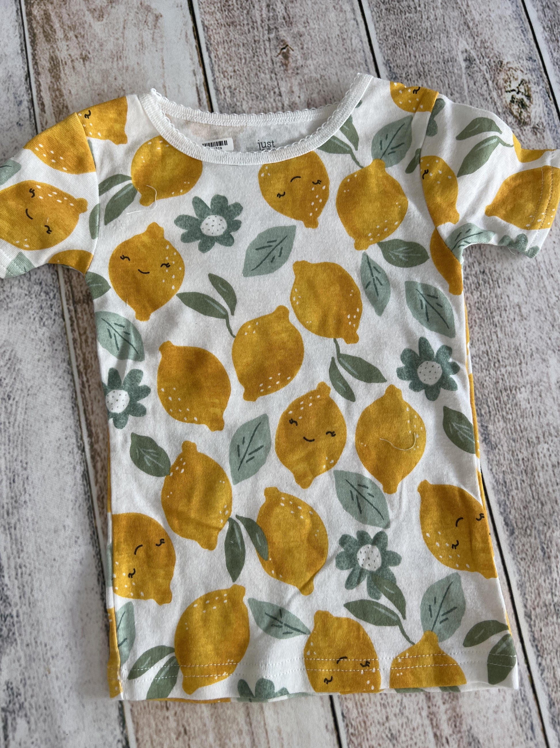 Just Born Girls Fruit Pajamas Size: 4T Fruit