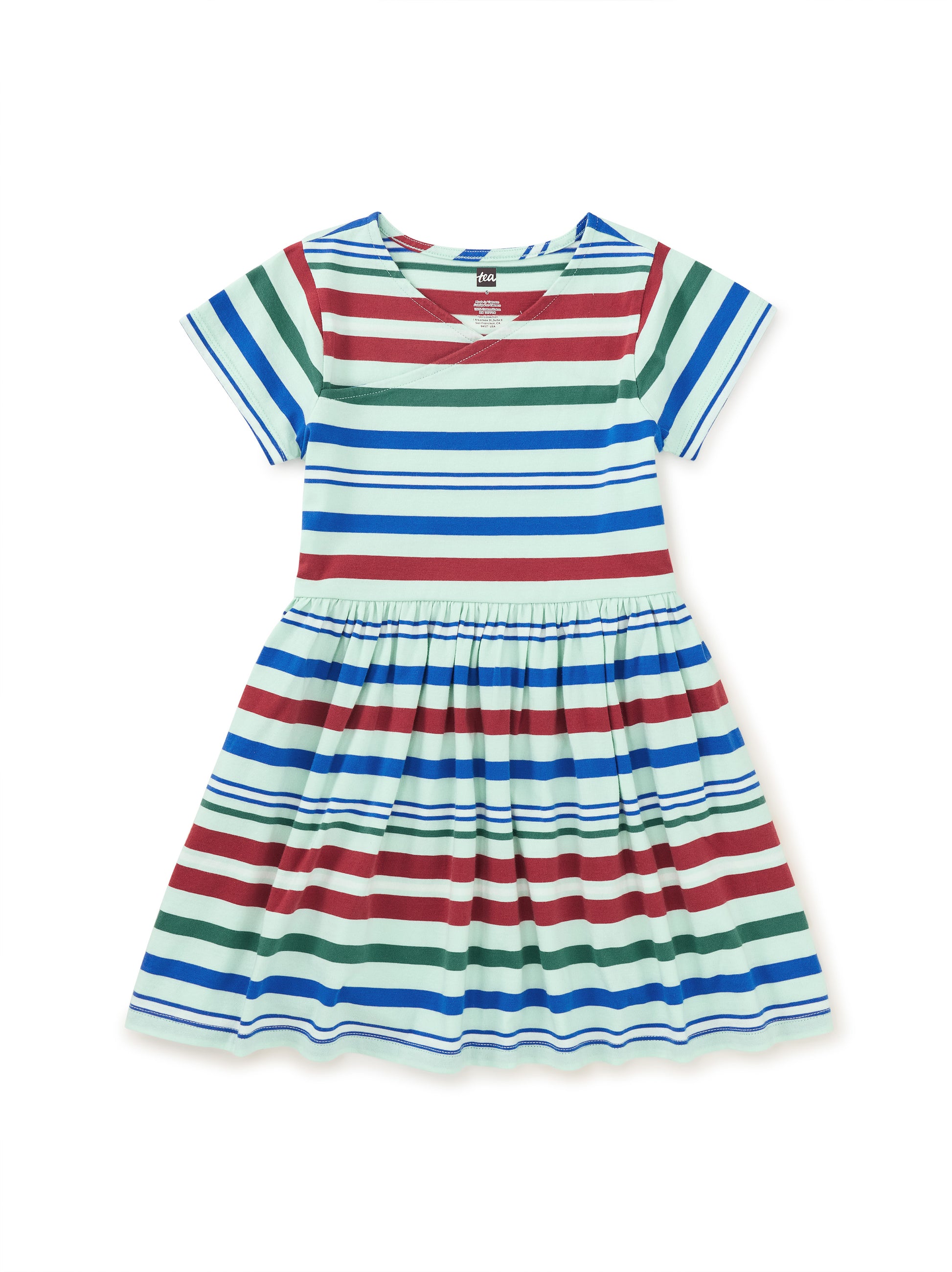 Tea Collection Girls Garden Party Stripe Dress Size: 2T Garden Party Stripe