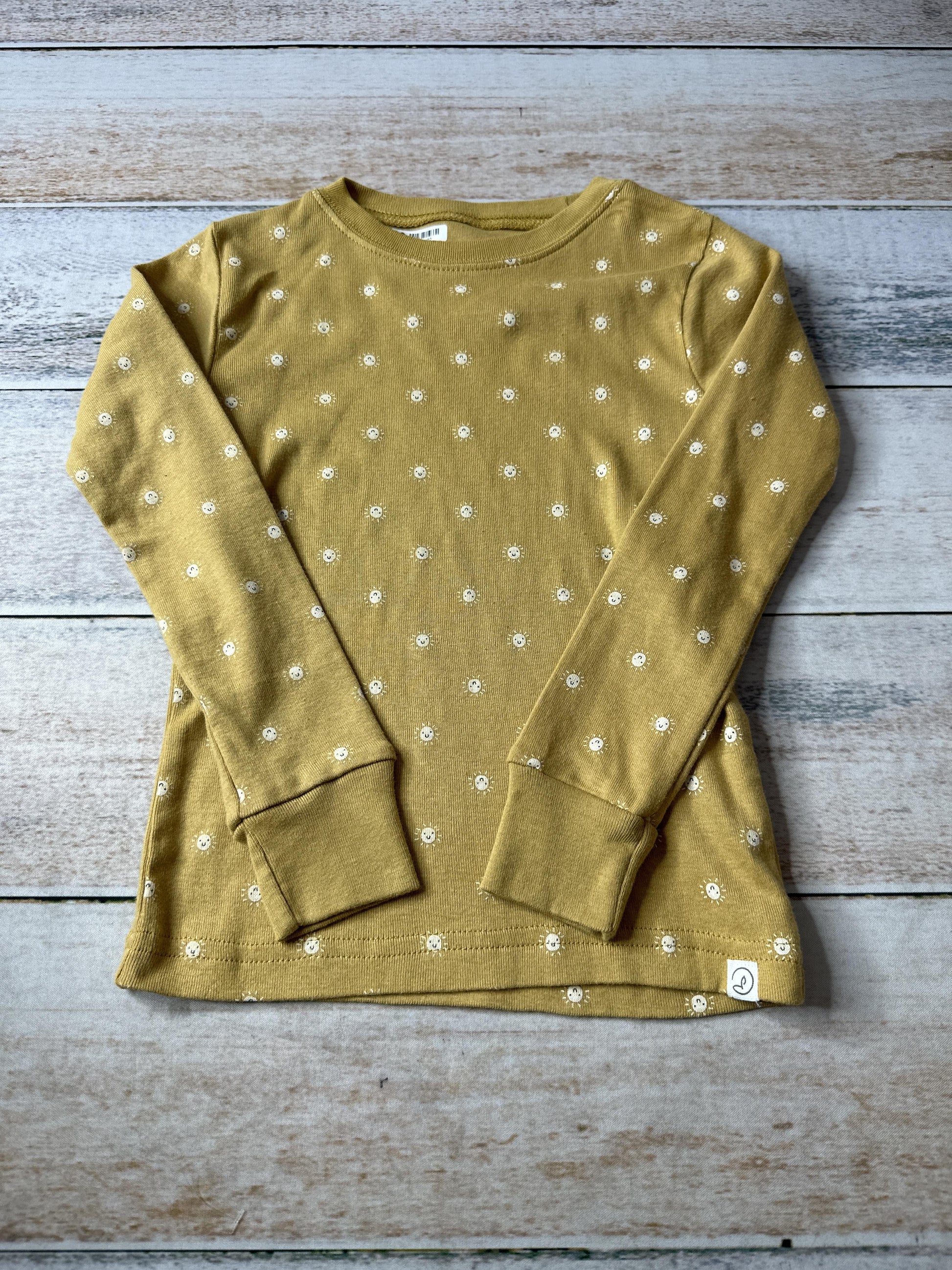 Little Planet Unisex Gold | Sun Pajamas Size: 4T Gold | Sun