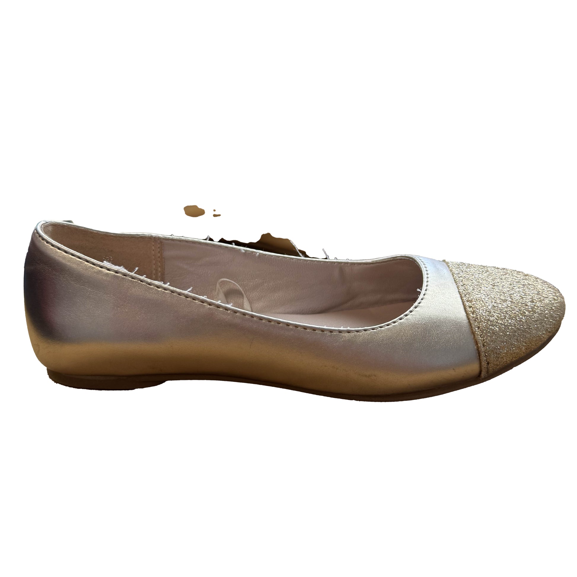 The Children's Place Girls Gold Shoes Size: 12 Toddler Gold