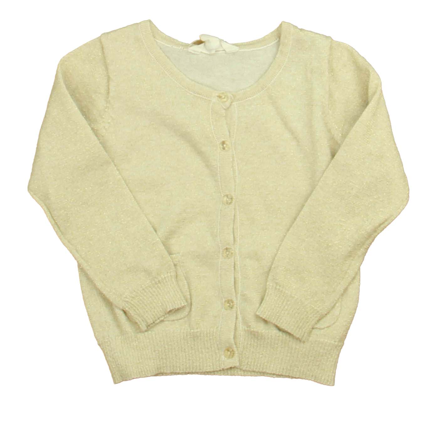 Pumpkin Patch Girls Gold Cardigan Size: 2T Gold