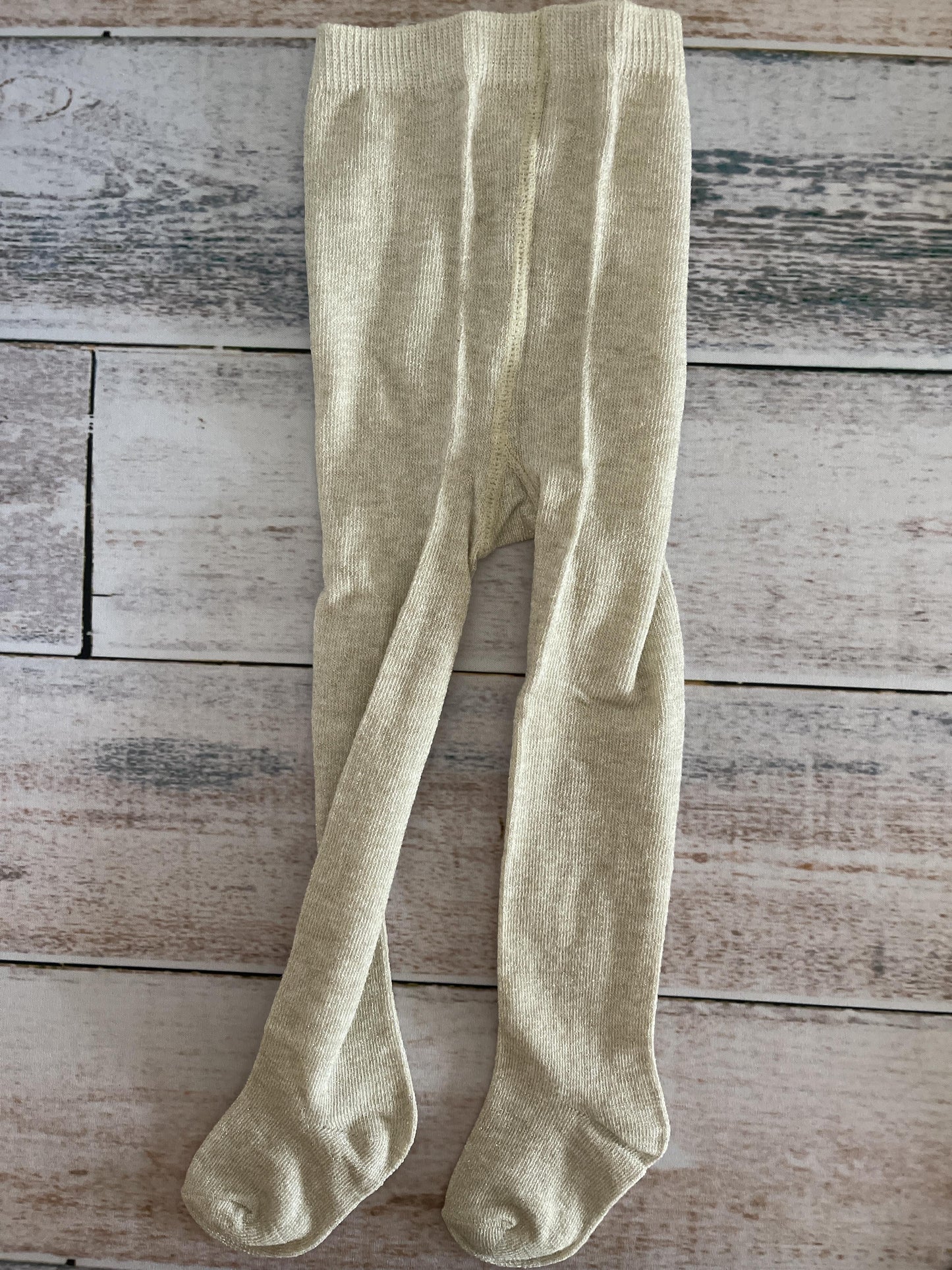 Bella Beach Kids Girls Gold Leggings Size: 6-12 months Gold