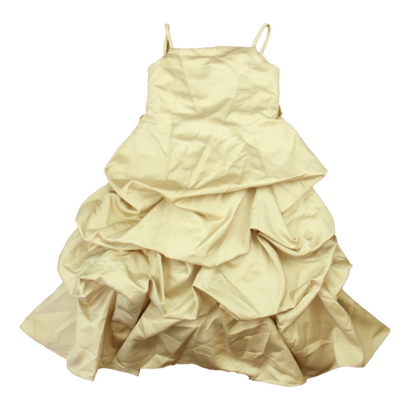 Davids Bridal Girls Gold Special Occasion Dress Size: 2T Gold