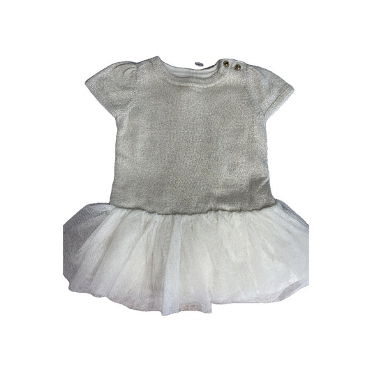 Gap Girls Gold Dress Size: 3-6 months Gold