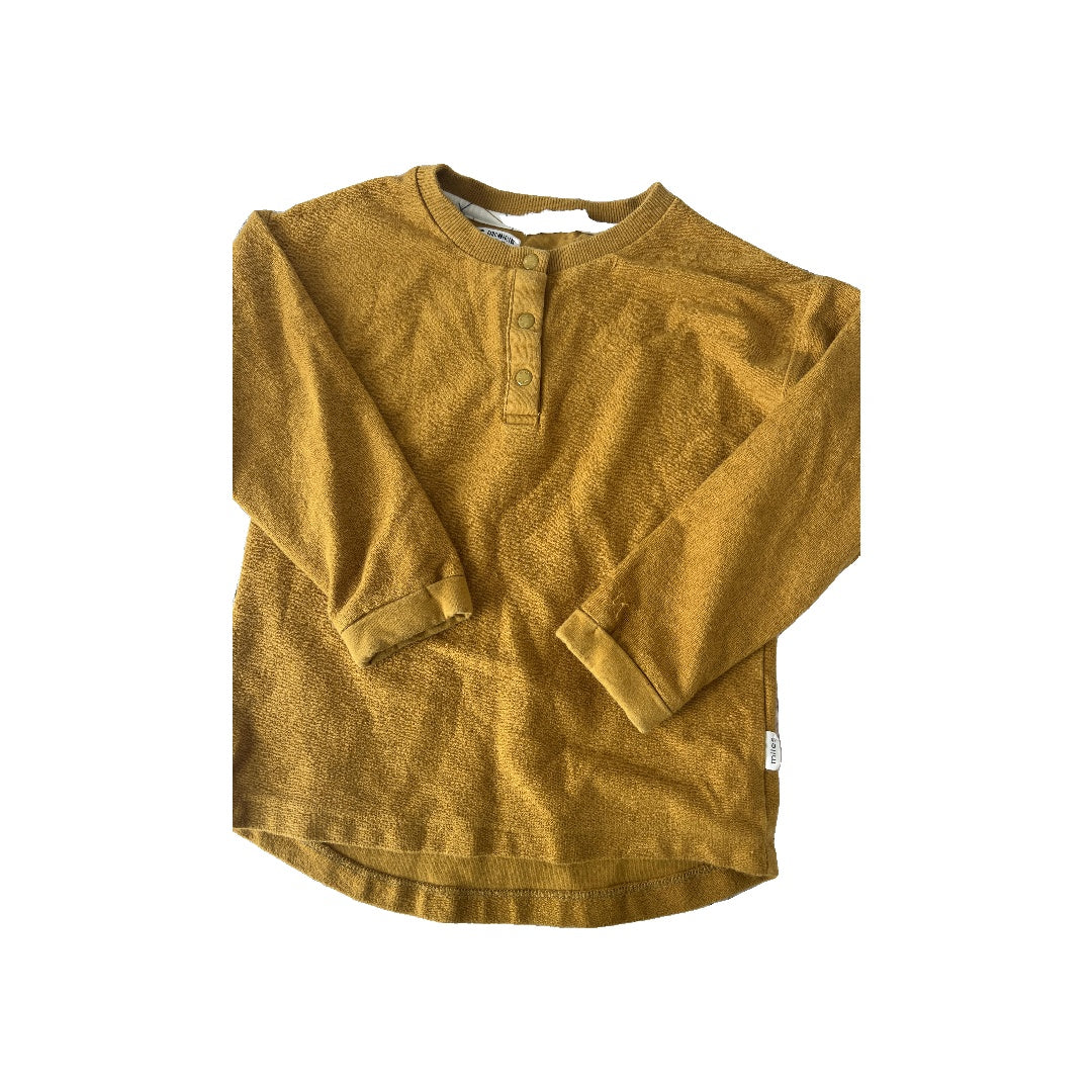 Miles Boys Gold Long Sleeve Shirt Size: 4T Gold