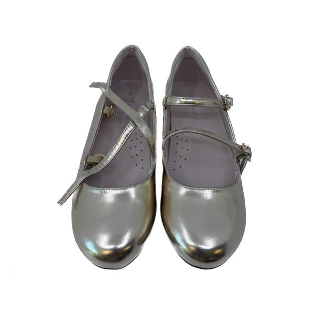 Dream Pairs Girls Gold Shoes Size: Youth 3 Gold