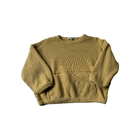 Quincy Mae Girls Gold Sweater Size: 12-18 months Gold