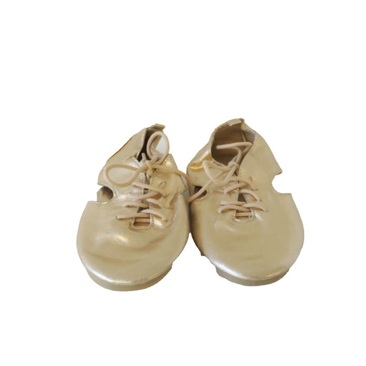 Zara Girls Gold Shoes Size: 8 Toddler