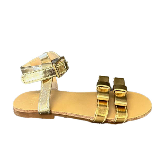 Janie and Jack Girls Gold Sandals Size: 6-12 Months Gold