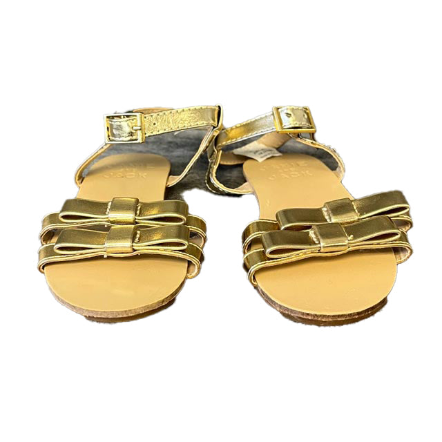 Janie and Jack Girls Gold Sandals Size: 6-12 Months Gold