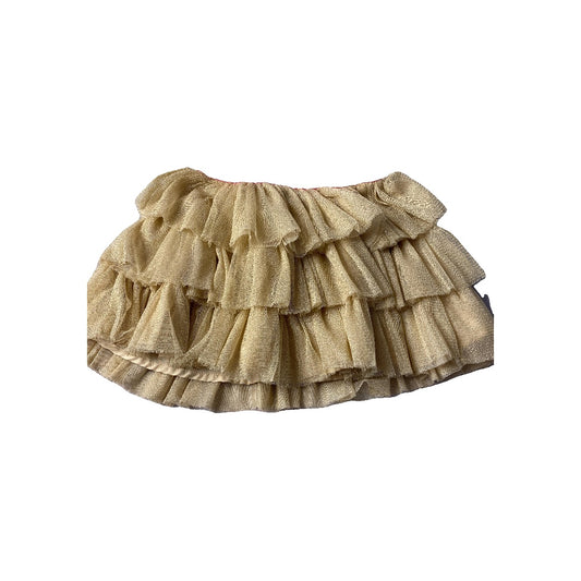 Gymboree Girls Gold Skirt Size: 4T Gold