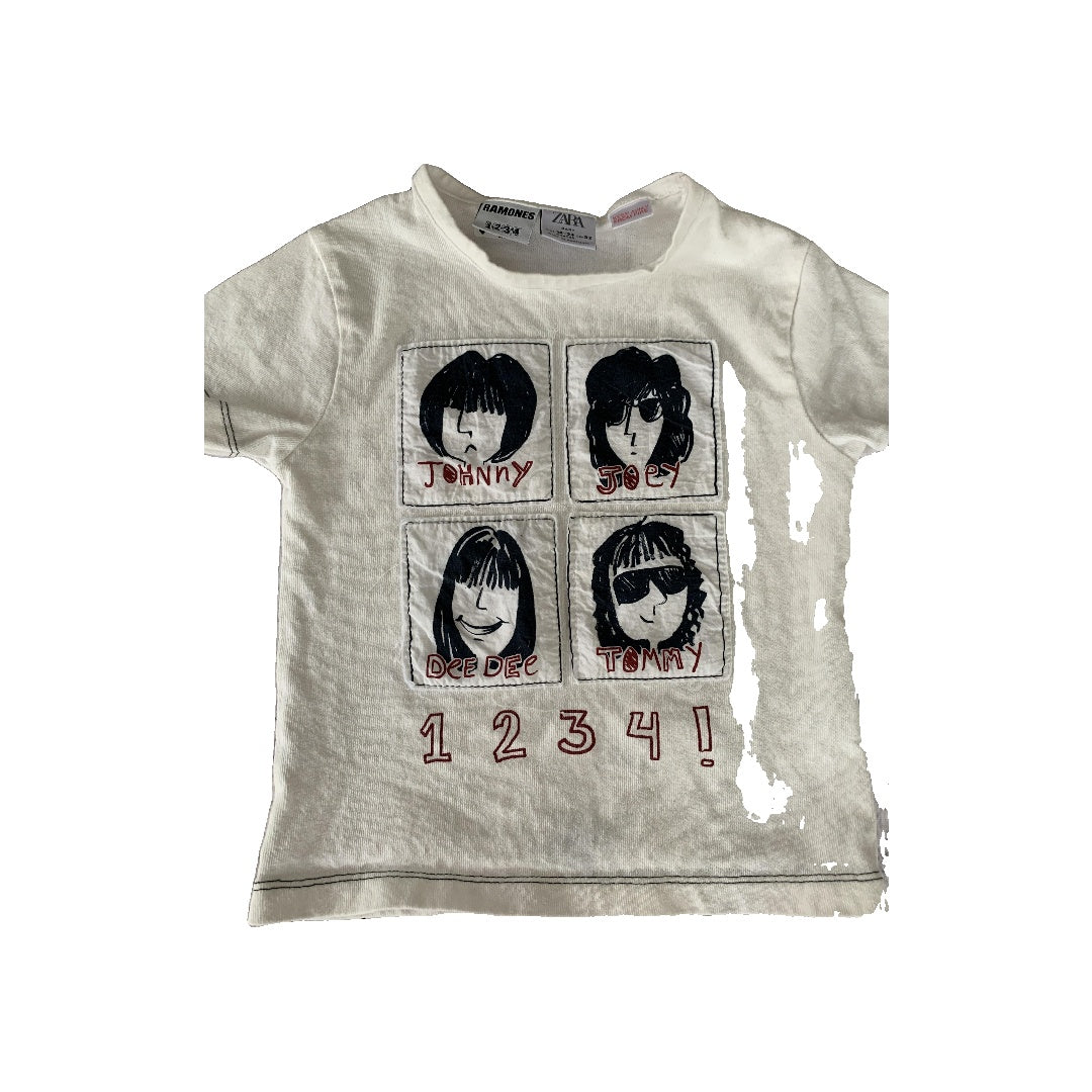 Zara Girls Graphic T-Shirt Size: 18-24 months Graphic