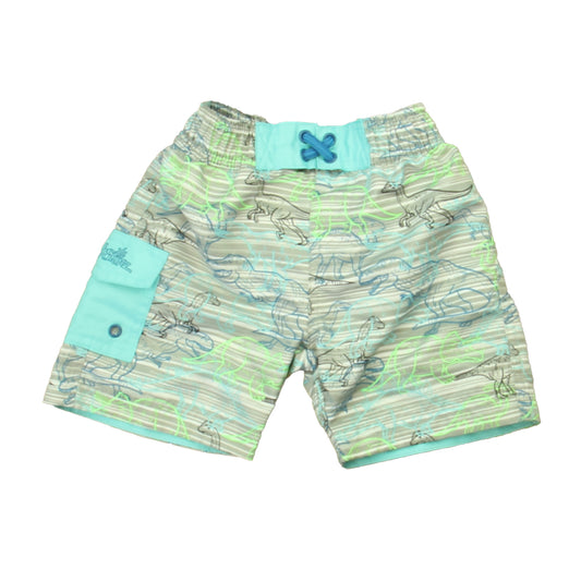 UV Skinz Boys Gray | Aqua Dinosaurs Trunks Size: 12-18 Months Gray | Aqua Dinosaurs