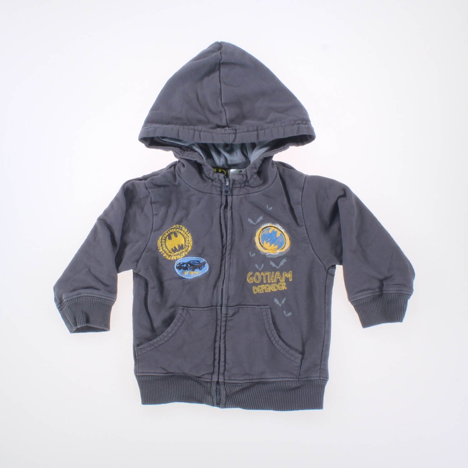 Batman Boys Gray | Batman Hoodie Size: 12 Months Gray | Batman