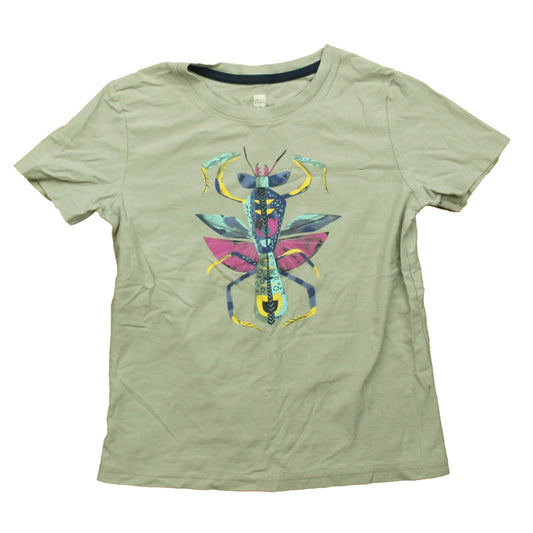 Tea Collection Boys Gray Beetle T-Shirt Size: 7 Years Gray Beetle