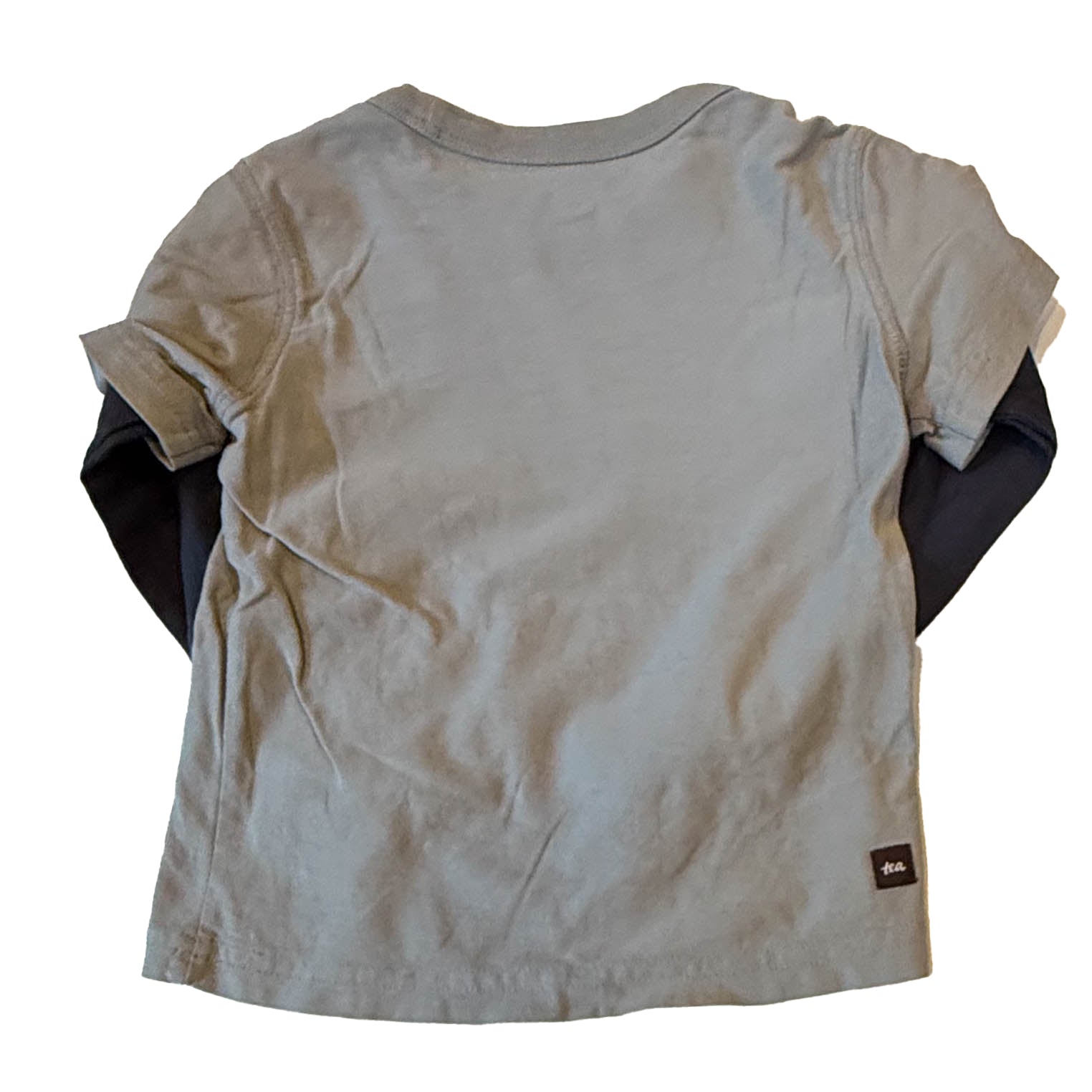 Tea Collection Boys Gray Bicycle Long Sleeve T-Shirt Size: 2T Gray Bicycle