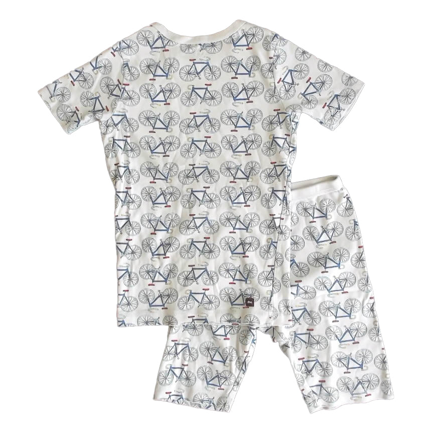 Tea Collection Boys Gray Bikes 2-piece Pajamas Size: 12 Years Gray Bikes