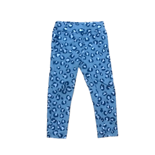 Rockets Of Awesome Girls Gray| Black and Silver Leopard Print Pants Size: 2T - 3T Gray| Black and Silver Leopard Print