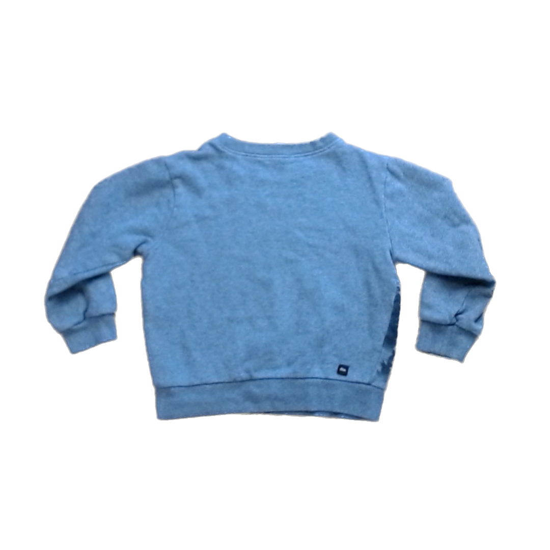 Tea Collection Unisex Gray | Black Trees and Stars Sweater Size: 4-14 Years Gray | Black Trees and Stars