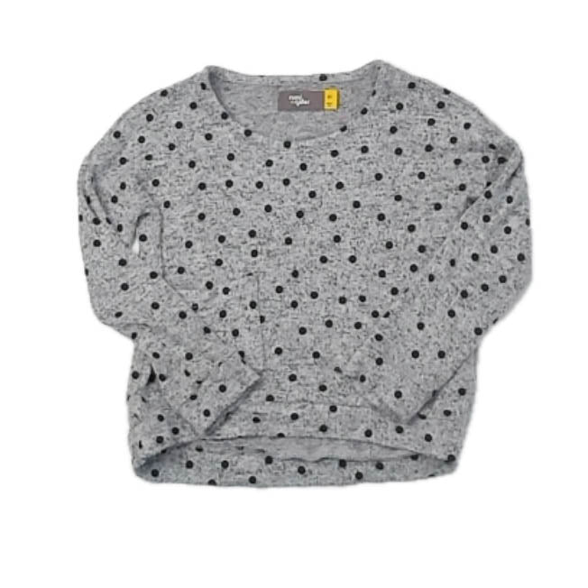Rumi + Ryder Girls Gray | Black Long Sleeve Shirt Size: 3T Gray | Black
