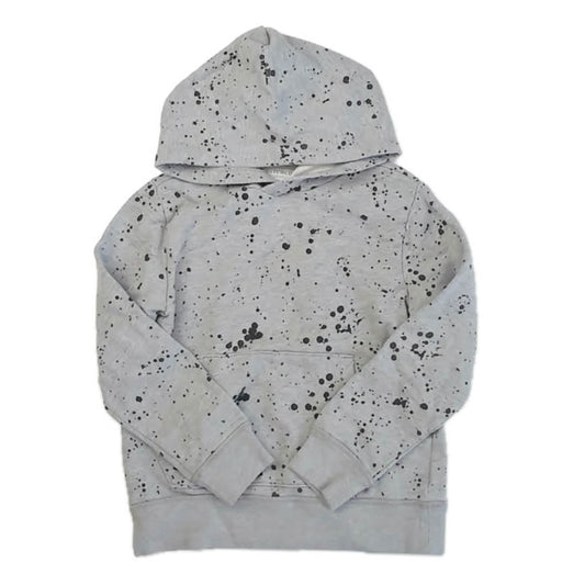 Crewcuts Boys Gray | Black Hoodie Size: 8 Years Gray | Black