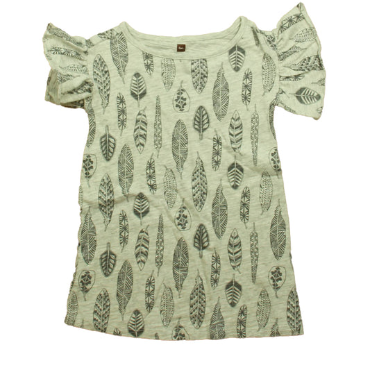 Tea Girls Gray | Black Dress Size: 4T Gray | Black