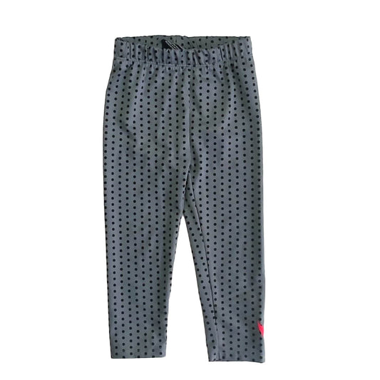 Nike Girls Gray | Black Athletic Pants Size: 24 Months Gray | Black