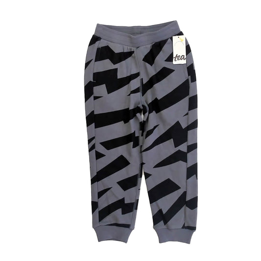 Tea Collection Boys Gray | Black Casual Pants Size: 5T Gray | Black