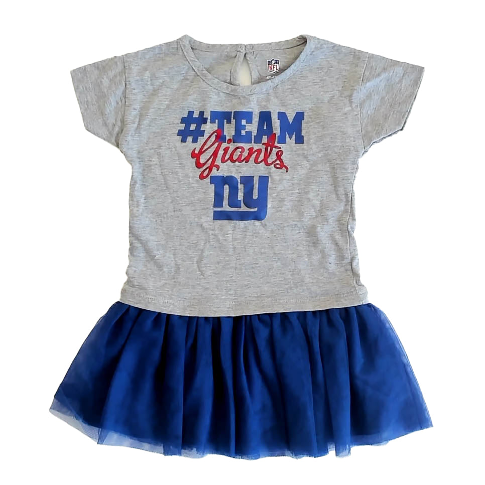 NFL Girls Gray | Blue Giants Dress Size: 4T Gray | Blue Giants