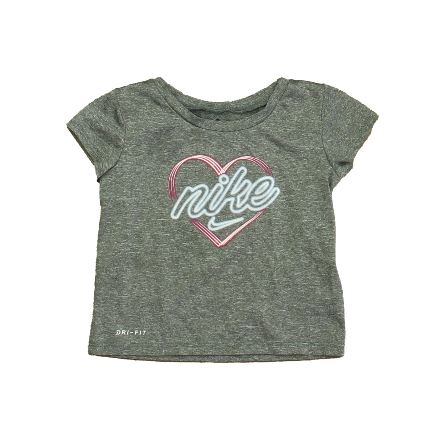 Nike Girls Gray | Blue | Pink Athletic Top Size: 24 Months Gray | Blue | Pink