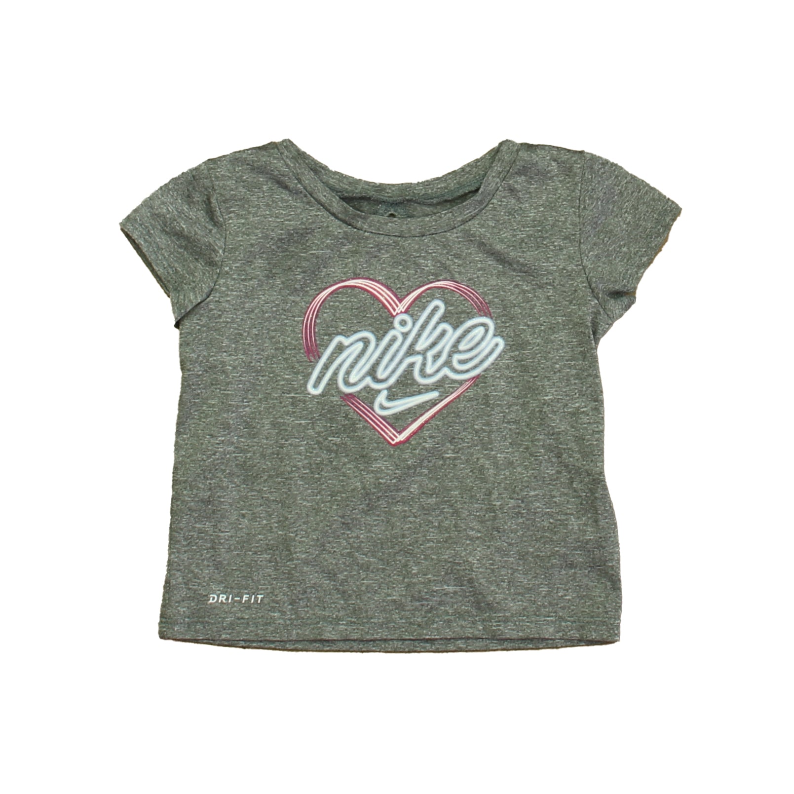 Nike Girls Gray | Blue | Pink Athletic Top Size: 24 Months Gray | Blue | Pink