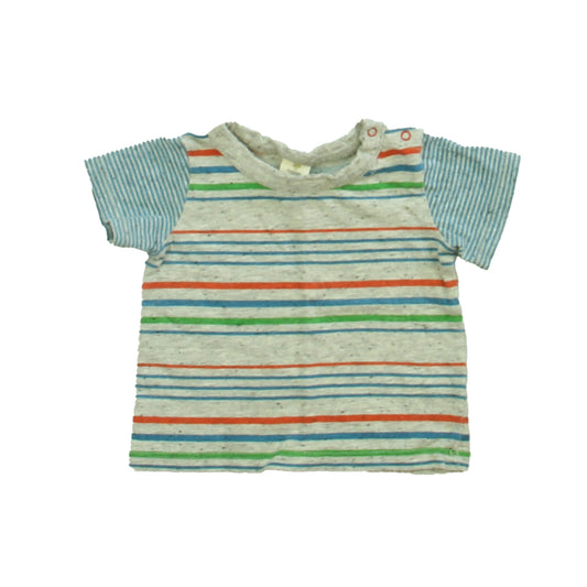 Tucker + Tate Boys Gray | Blue | Red Stripe T-Shirt Size: 3 Months Gray | Blue | Red Stripe