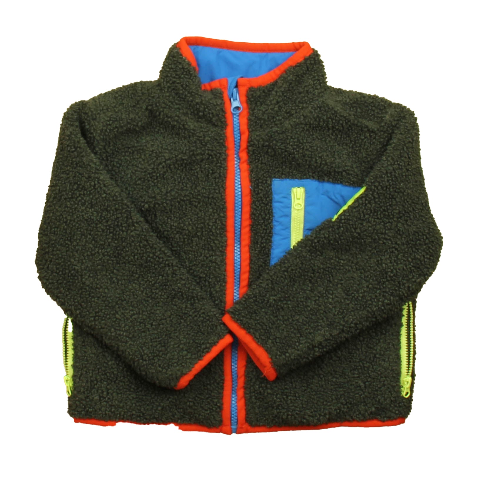 Rockets Of Awesome Boys Gray | Blue | Red Fleece Size: 3T Gray | Blue | Red
