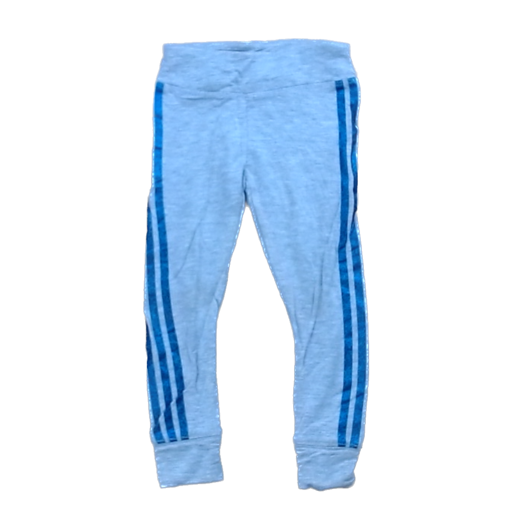 Rockets Of Awesome Girls Gray | Blue Sparkly Side Stripes Pants Size: 4T Gray | Blue Sparkly Side Stripes