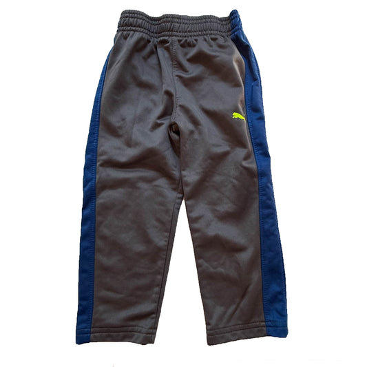 Puma Boys Gray | Blue Athletic Pants Size: 24 Months Gray | Blue