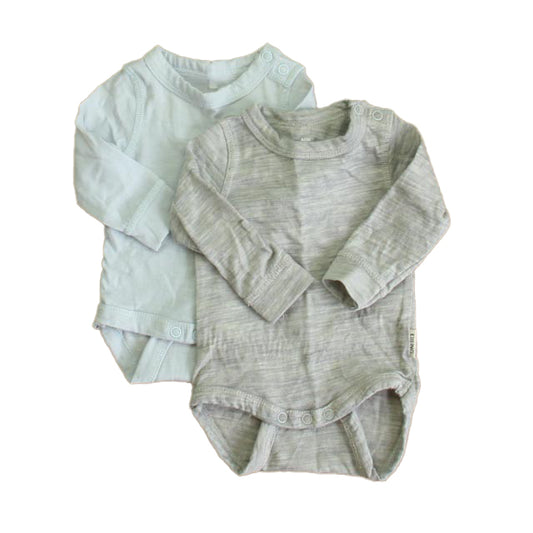 Kuling Unisex Gray | Blue Onesie Size: 0-6 Months Gray | Blue