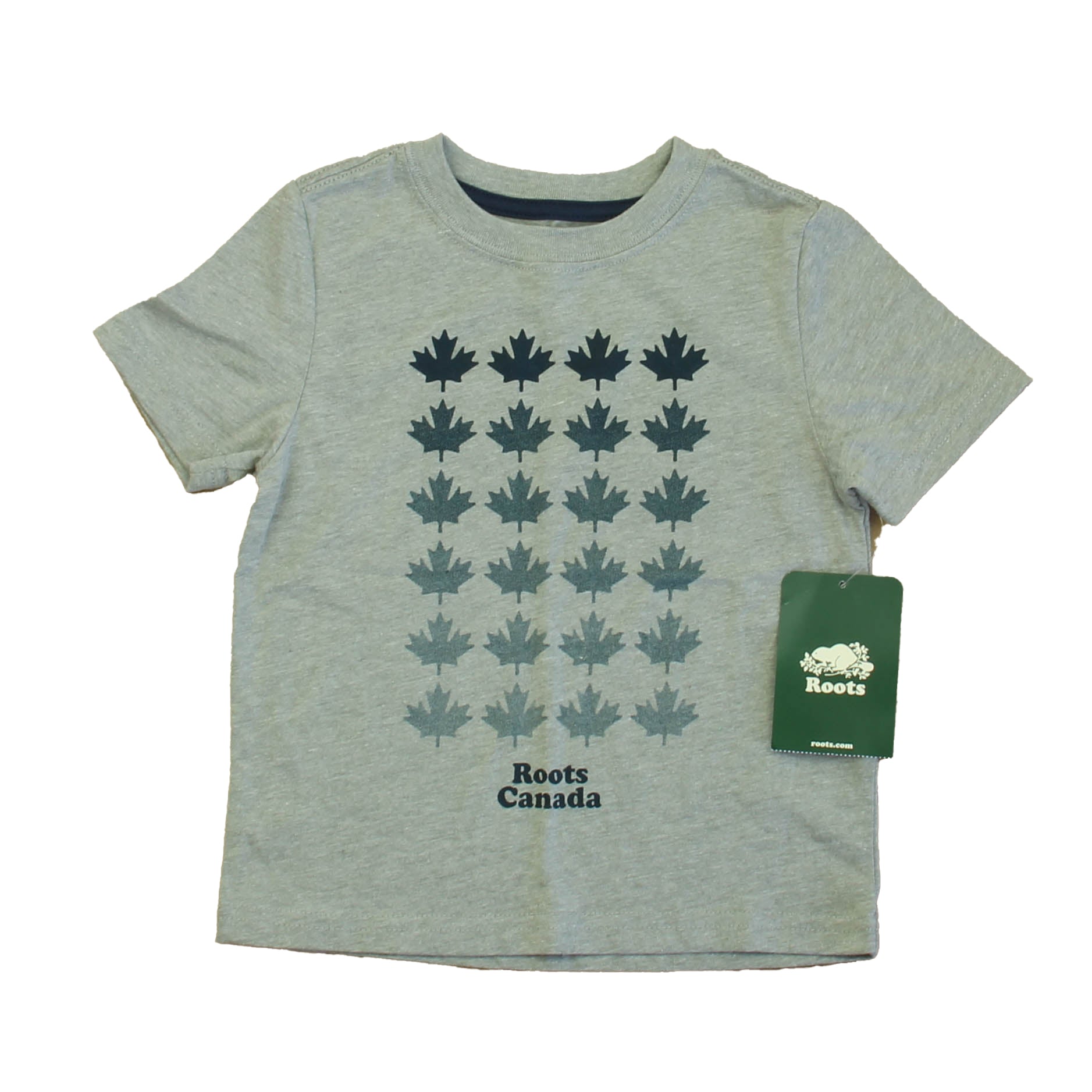 Baby Roots Boys Gray Canada T-Shirt Size: 3T Gray Canada