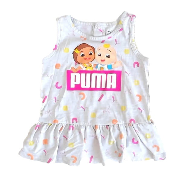 Puma Girls Gray Cocomelon Dress Size: 18 Months Gray Cocomelon
